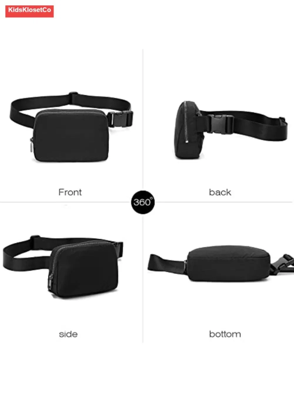 Waist Pack Fanny Belt Bag Crossbody Bum Bag for Running Hiking Travel Workout